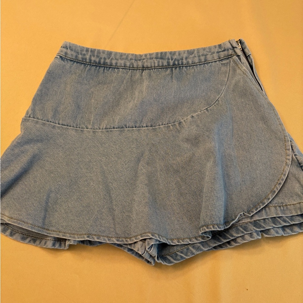 Day + Moon Blue Denim Skort | NWT